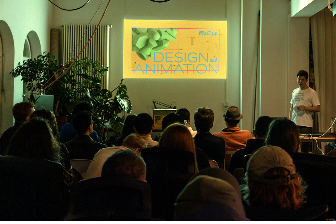 Talk at a design & animation community event